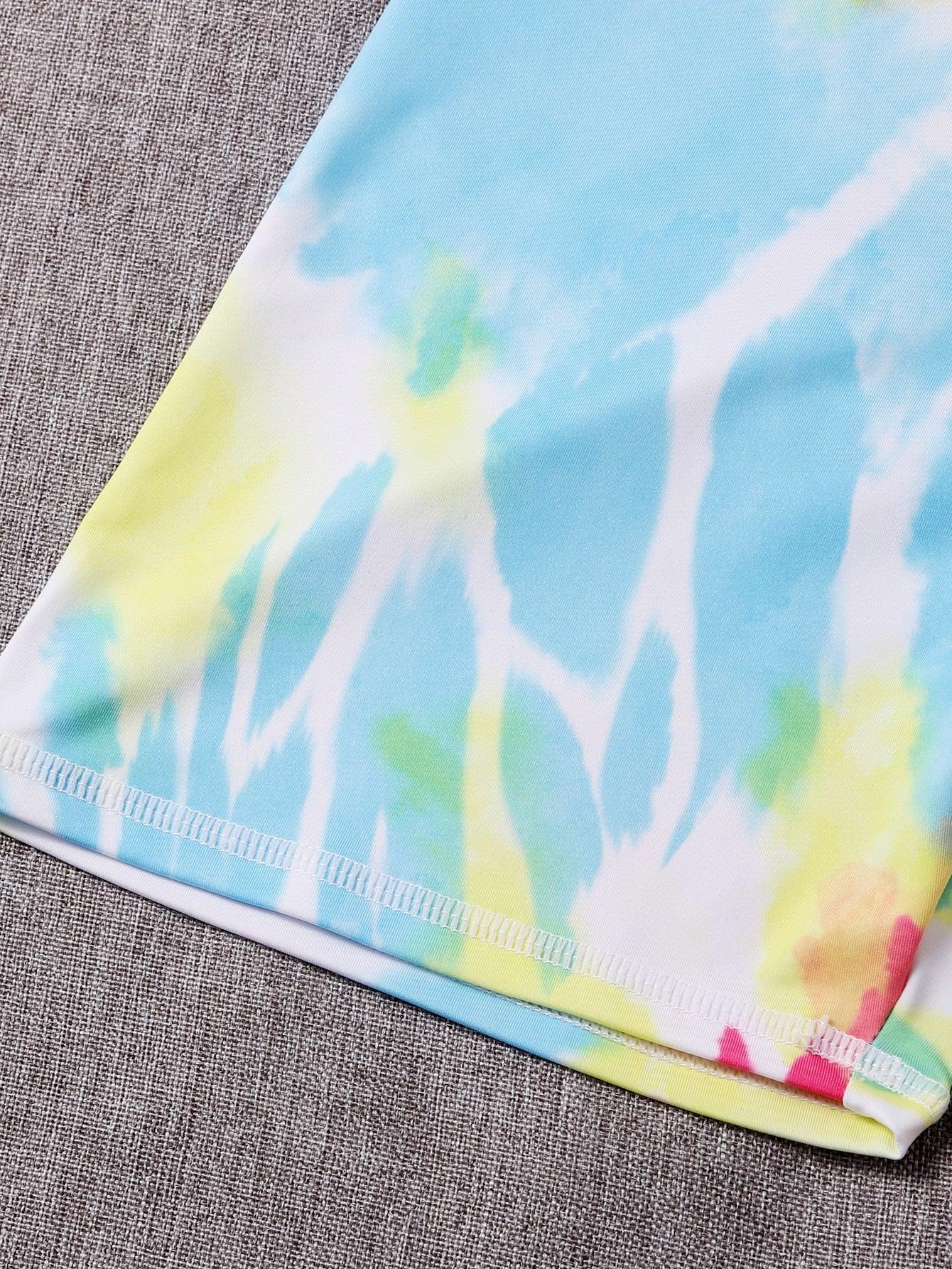 HIGH STRETCH TYE IT YOGA SET - pink kangaroo yoga