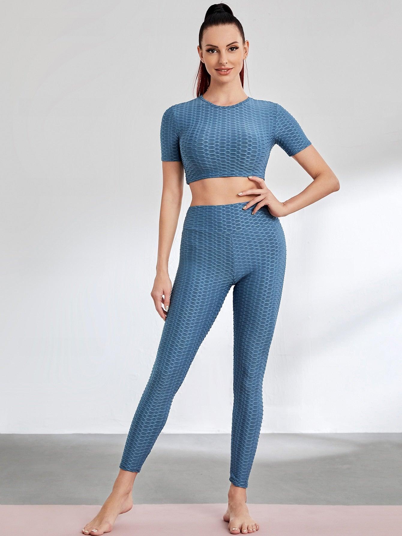 HONEYCOMB FITNESS SET - pink kangaroo yoga