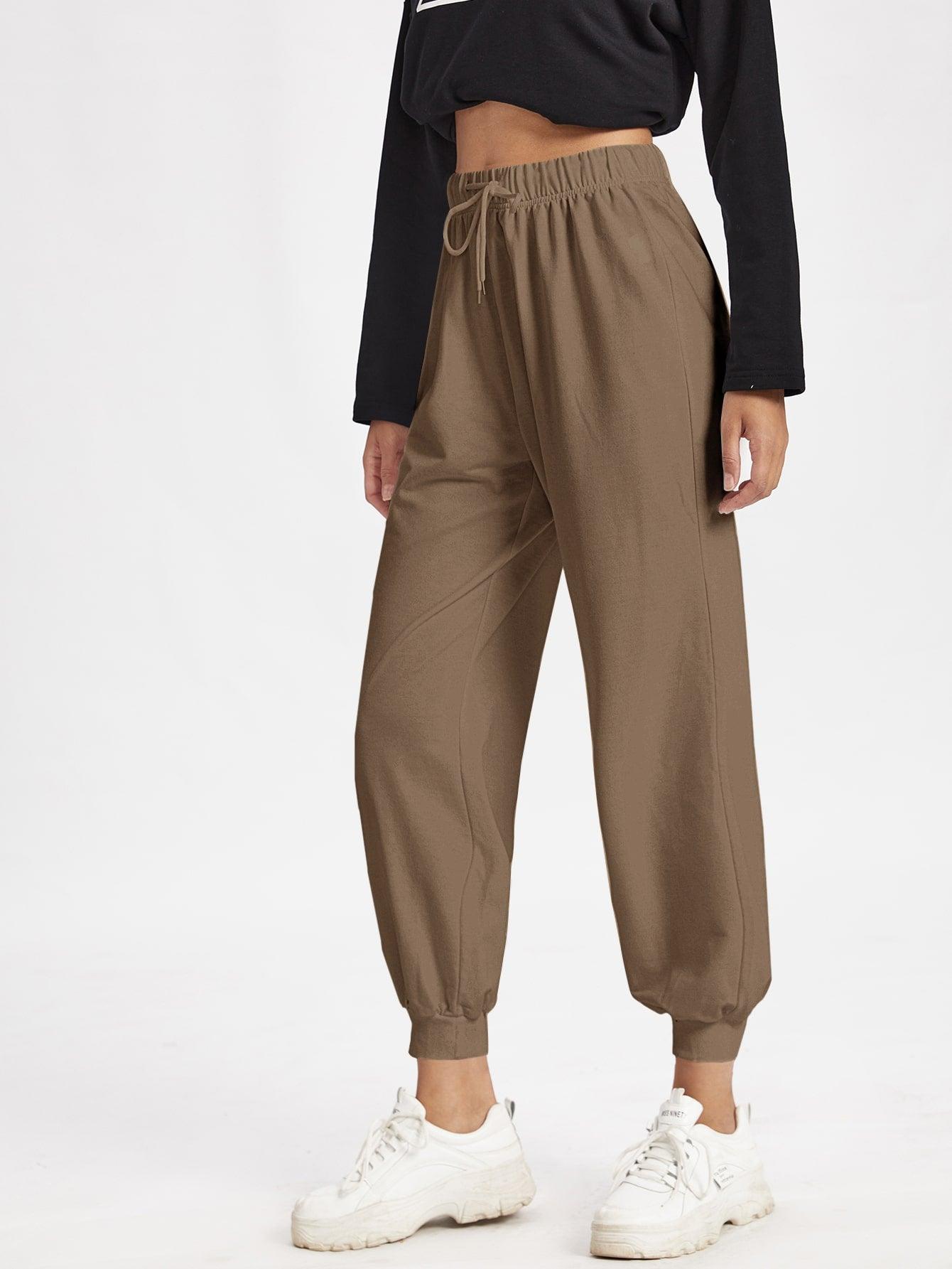 BREATHABLE SPORTS PANTS - pink kangaroo yoga