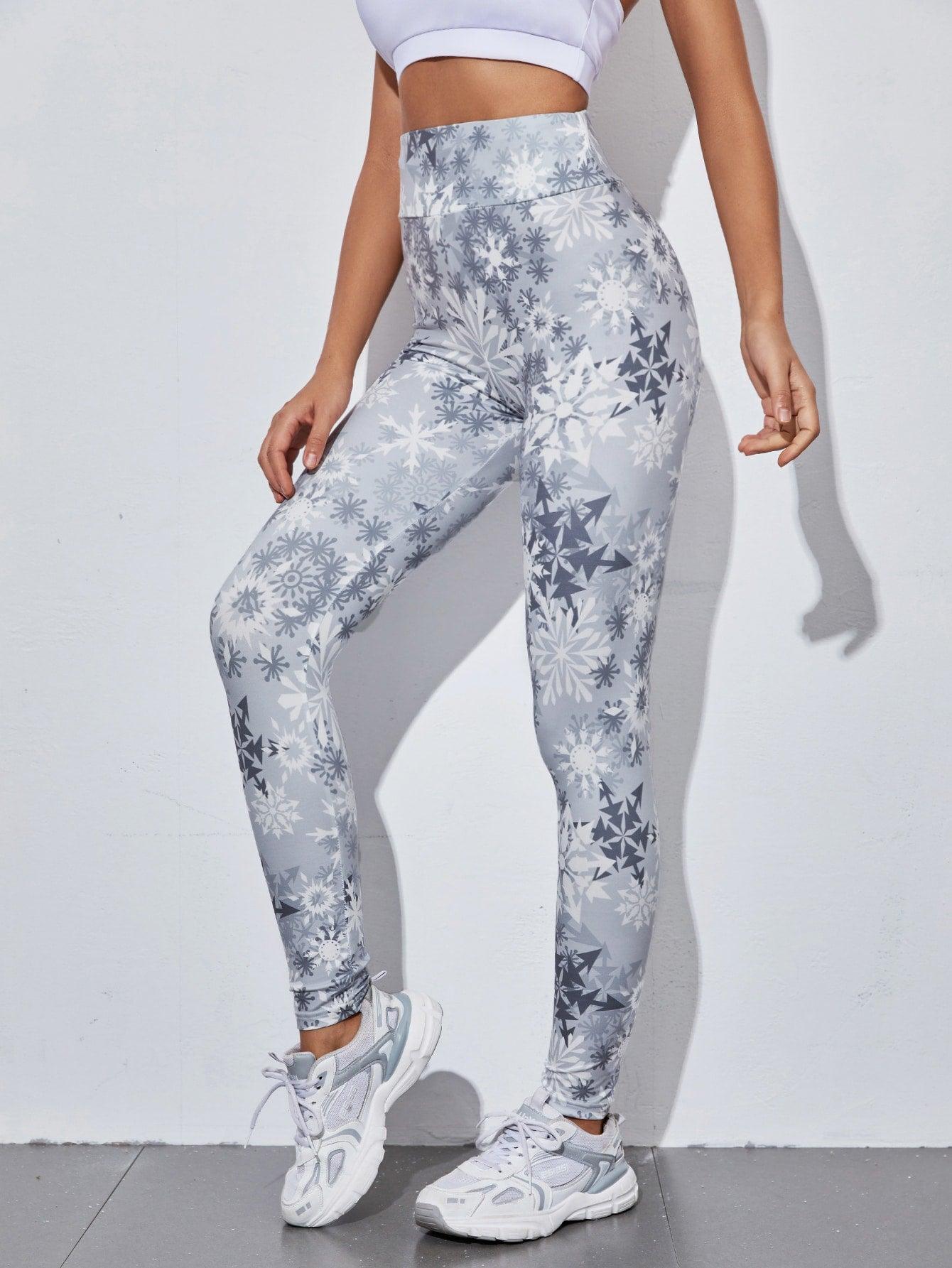 ALL SNOW LEGGINGS - pink kangaroo yoga