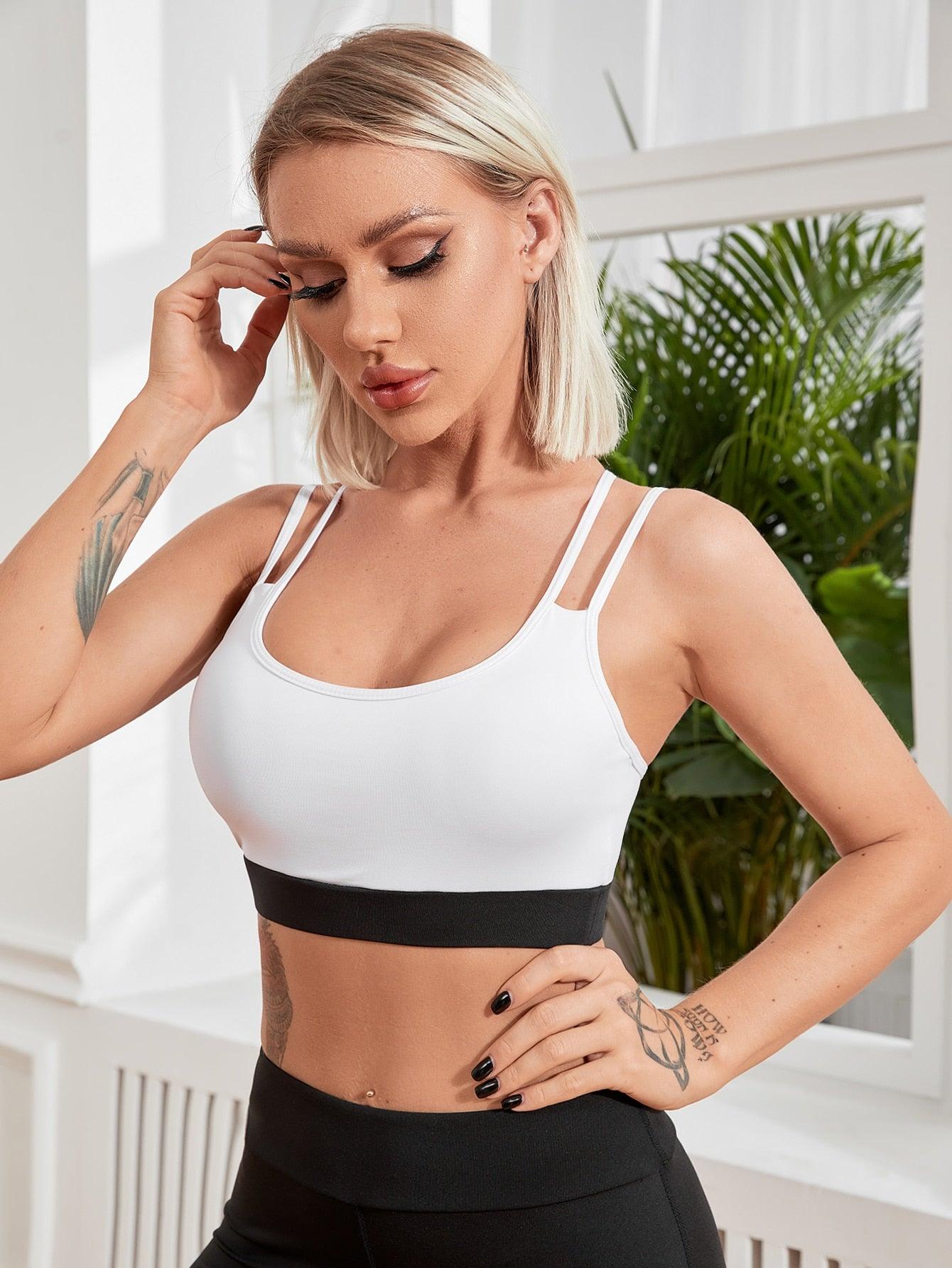 KRISSKROSS SPORTS TOP - pink kangaroo yoga