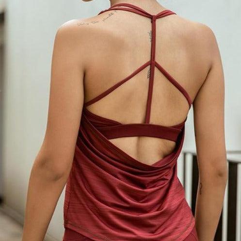 ZEN YOGA TANK TOP - pink kangaroo yoga