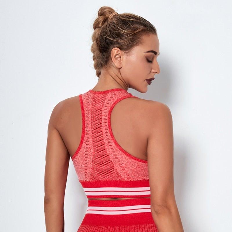 BE FIT BRA TOP - pink kangaroo yoga