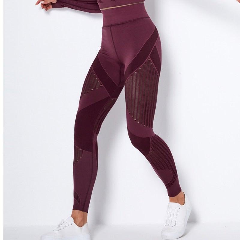 REBEL LEGGINGS - pink kangaroo yoga