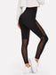 KRISS KROSS MESH LEGGINGS - pink kangaroo yoga