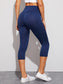 WIDE BAND CAPRIS LEGGINGS - pink kangaroo yoga