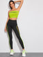 NEON MESH LEGGINGS - pink kangaroo yoga
