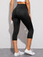 WIDE BAND CAPRIS LEGGINGS - pink kangaroo yoga