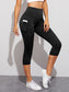 WIDE BAND CAPRIS LEGGINGS - pink kangaroo yoga