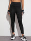 SIDE KRISS KROSS LEGGINGS - pink kangaroo yoga