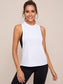 2PCS SOLID TANK TOP - pink kangaroo yoga