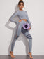 FISHNET SEAMLESS YOGA SET - pink kangaroo yoga