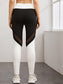 WIDE MESH LEGGINGS - pink kangaroo yoga