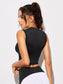 SLIM FIT SPORTS TOP - pink kangaroo yoga