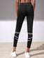 STRIPED CROPPED SPORTS LEGGINGS - pink kangaroo yoga