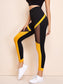 PURGE MESH LEGGINGS - pink kangaroo yoga