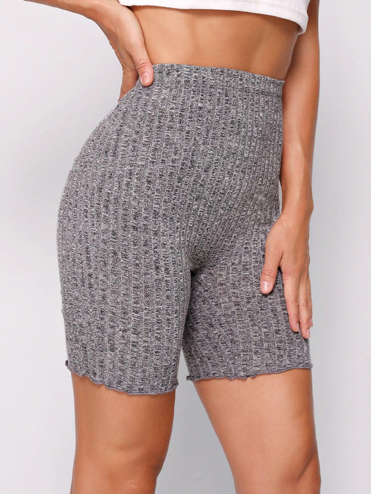 EDGE BIKER SHORTS - pink kangaroo yoga