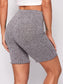 EDGE BIKER SHORTS - pink kangaroo yoga