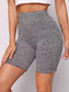 EDGE BIKER SHORTS - pink kangaroo yoga