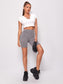EDGE BIKER SHORTS - pink kangaroo yoga