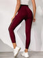 SIDE MESH LEGGINGS - pink kangaroo yoga