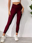 SIDE MESH LEGGINGS - pink kangaroo yoga