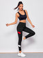 COLORBLOCK SPORTS LEGGINGS - pink kangaroo yoga