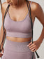 BASIC SPORTS BRA - pink kangaroo yoga