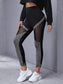 SHEER MESH LEGGINGS - pink kangaroo yoga