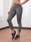 SOLID WAIST HIGH LEGGINGS - pink kangaroo yoga