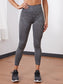 SOLID WAIST HIGH LEGGINGS - pink kangaroo yoga