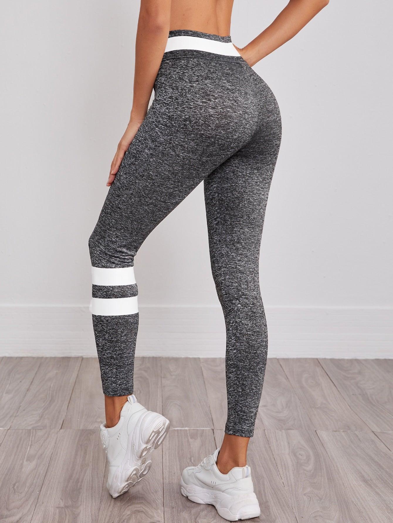 WIDE SPORTS LEGGINGS - pink kangaroo yoga