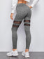 MESH INSERT LEGGINGS - pink kangaroo yoga