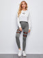 MESH INSERT LEGGINGS - pink kangaroo yoga