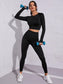 SEAMLESS YOGA SET - pink kangaroo yoga