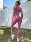 SEAMLESS SKINNY YOGA SET - pink kangaroo yoga
