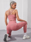 BACK IT KRISS KROSS YOGA SET - pink kangaroo yoga