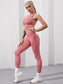 BACK IT KRISS KROSS YOGA SET - pink kangaroo yoga