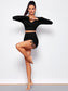 DRAWSTRING SPORTS YOGA SET - pink kangaroo yoga