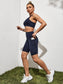 KRISS KROSS BIKER SPORTS SET - pink kangaroo yoga