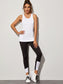 KRISS KROSS CUT OUT TOP - pink kangaroo yoga