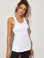 KRISS KROSS CUT OUT TOP - pink kangaroo yoga