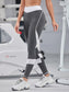 CONTRAST SPORTS LEGGINGS - pink kangaroo yoga