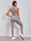 LEOPARD SPORTS YOGA SET - pink kangaroo yoga