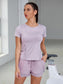 FISHNET SPORTS SET - pink kangaroo yoga