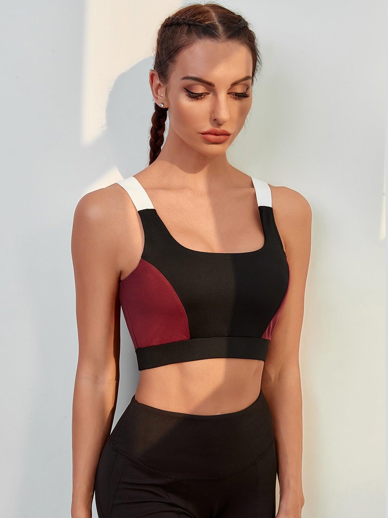STRETCH IT SPORTS BRA - pink kangaroo yoga