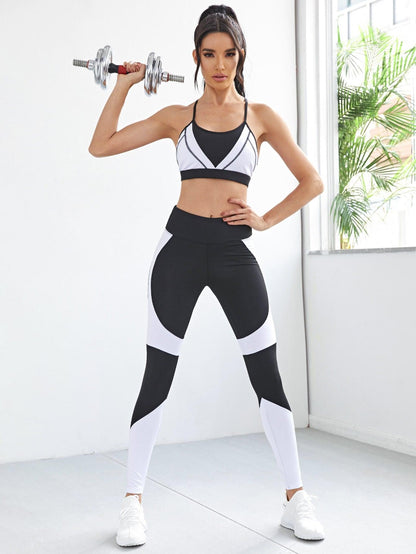 YING YANG YOGA SET - pink kangaroo yoga