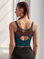 MESH CUT OUT SPORTS BRA - pink kangaroo yoga