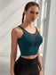 MESH CUT OUT SPORTS BRA - pink kangaroo yoga