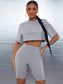 DROP IT SPORTS SET - pink kangaroo yoga